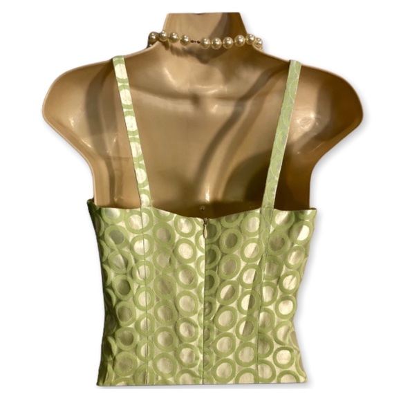 ISABEL ARDEE Mint Green Cocktail Party Dress ~ Like New! - Picture 3 of 7